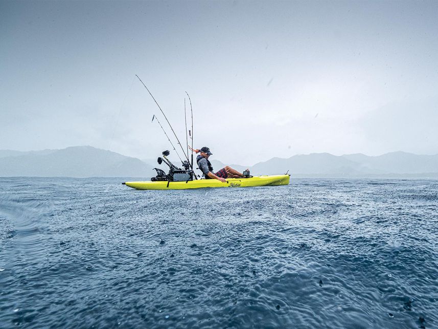 Pesca en kayak en la Costa Rica