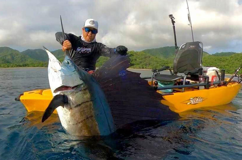 Kayaker Releases Monster Sailfish in Costa Rica - FECOP