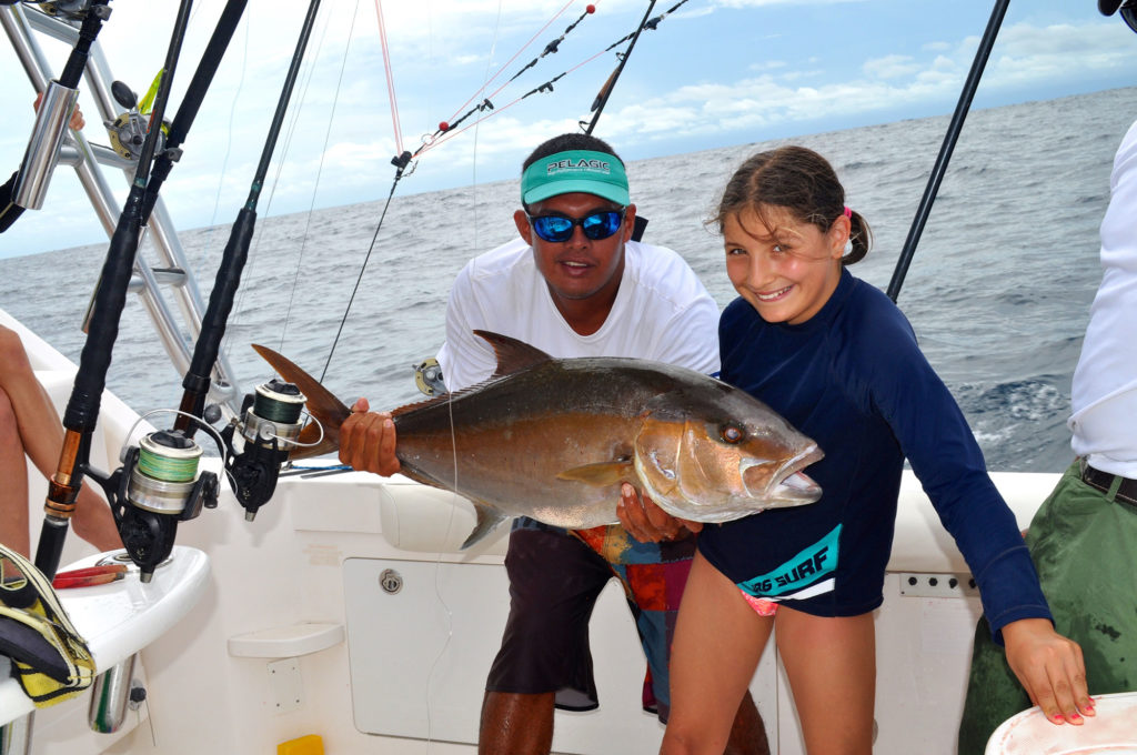 fishing with the kids in costa rica