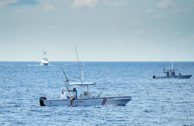 Southern Costa Rica fishing boats offshore