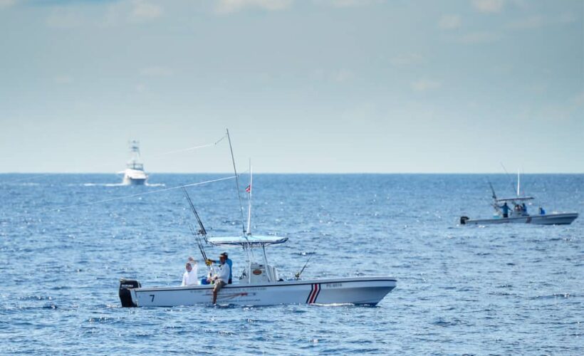 Southern Costa Rica fishing boats offshore