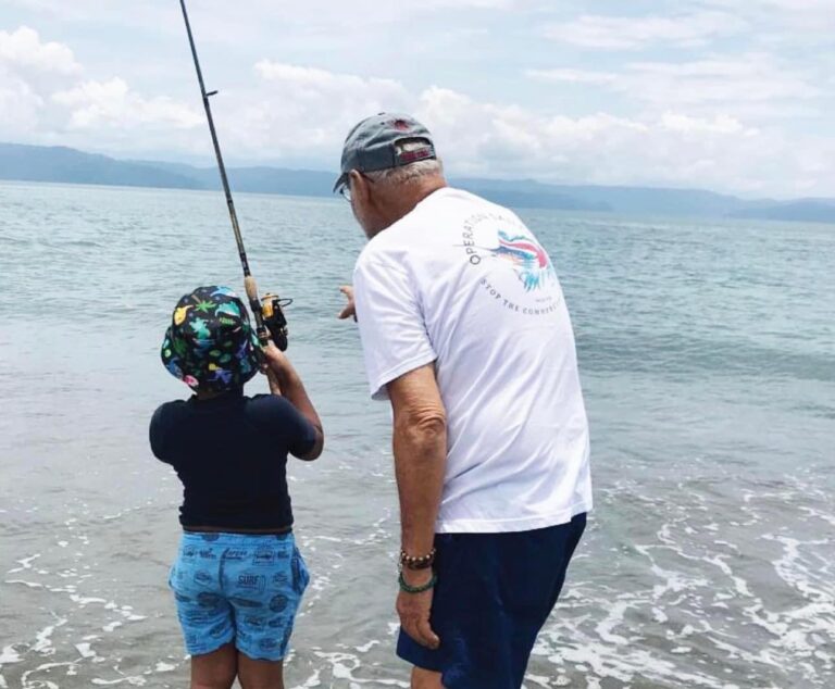 Todd Staley and his grandson